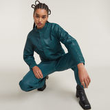 G-STAR Outlet Short Moto Jacket Green