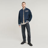 G-STAR Outlet Varsity Wool Bomber Medium blue