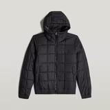 G-STAR Outlet Meefic Quilted Hooded Jacket Black