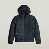 G-STAR Outlet Meefic Quilted Hooded Jacket Dark blue