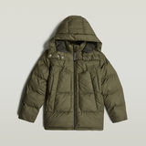 G-STAR Outlet Boys Whistler Padded Hooded Jacket Green