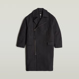 G-STAR Outlet Oversized Zip Cocoon Coat Grey