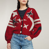 G-STAR Outlet Holiday Loose Knitted Cardigan Red