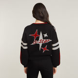 G-STAR Outlet Holiday Loose Knitted Cardigan Black