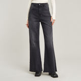 G-STAR Outlet Deck Ultra High Wide Leg Jeans Grey