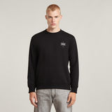 G-STAR Outlet Logo Sweater Black