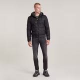 G-STAR Outlet Meefic Quilted Hooded Jacket Black
