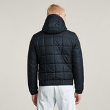 G-STAR Outlet Meefic Quilted Hooded Jacket Dark blue