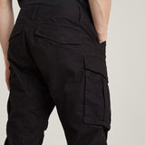 G-STAR Outlet Cargo Pants 3D Regular Tapered Cuffed Black