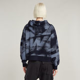 G-STAR Outlet Sprayed Letters Loose Hooded Sweater Multi color