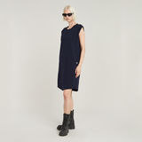 G-STAR Outlet Seam Detail Loose Dress Dark blue