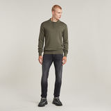 G-STAR Outlet Premium Core Dunda Knitted Polo Brown