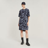 G-STAR Outlet Sprayed Letters Loose Dress Multi color