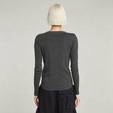 G-STAR Outlet Overdyed Slim Top Black