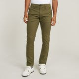 G-STAR Outlet Slim Chino Green