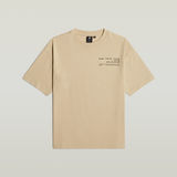 G-STAR Outlet Camiseta Boxy para Niños Beige