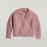 G-STAR Outlet Heavy Knitted Loose Polo Multi color