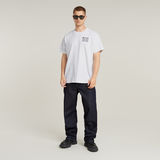 G-STAR Outlet Barcode Back Graphic Loose T-Shirt White