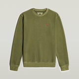 G-STAR Outlet Overdyed Sweater Green