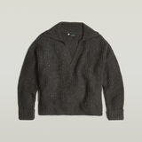 G-STAR Outlet Heavy Knitted Loose Polo Multi color