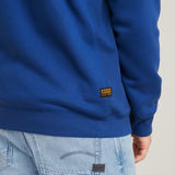G-STAR Outlet Premium Core Zip Thru Hoodie Medium blue