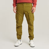 G-STAR Outlet Cargo Pants 3D Regular Tapered Cuffed Green