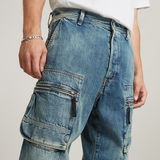 G-STAR Outlet Multi Pocket Cargo Pants Relaxed Medium blue