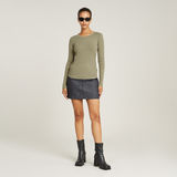 G-STAR Outlet Overdyed Slim Top Green