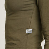 G-STAR Outlet Cropped Keyhole Slim Top Green