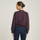 G-STAR Outlet Bomber Sweater Jacket Purple