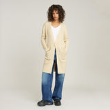 G-STAR Outlet Oristel Knit Cardigan Beige