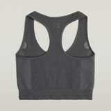 G-STAR Outlet Seamless Racerback Top Grey