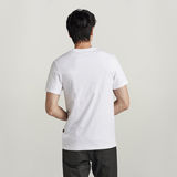G-STAR Outlet Skeleton Dog Chest Graphic Slim T-Shirt White