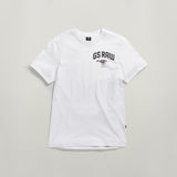 G-STAR Outlet Skeleton Dog Chest Graphic Slim T-Shirt White