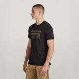 G-STAR Outlet Distressed Originals Slim T-Shirt Black