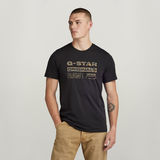 G-STAR Outlet Distressed Originals Slim T-Shirt Black