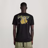 G-STAR Outlet Vest Back Graphic T-Shirt Black