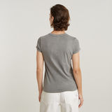 G-STAR Outlet Overdyed Eyben Slim V-Neck Top 2.0 Grey