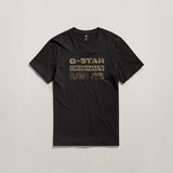 G-STAR Outlet Distressed Originals Slim T-Shirt Black