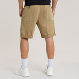 G-STAR Outlet Pleated Chino Shorts Beige