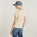 G-STAR Outlet Stripe Eyben Slim V-Neck Top 2.0 Multi color