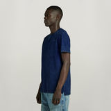 G-STAR Outlet Indigo Henley T-Shirt Light blue