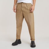 G-STAR Outlet Pleated Chino Relaxed Beige
