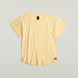 G-STAR Outlet Rolled Up Sleeve Boyfriend Top Yellow