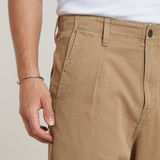 G-STAR Outlet Pleated Chino Relaxed Beige