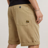 G-STAR Outlet Pleated Chino Shorts Beige