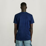 G-STAR Outlet Indigo Henley T-Shirt Light blue