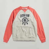 G-STAR Outlet Collegic Raglan Loose Sweater Multi color