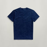 G-STAR Outlet Indigo Henley T-Shirt Light blue