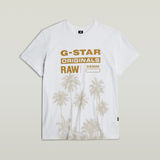 G-STAR Outlet Palm Originals T-Shirt White